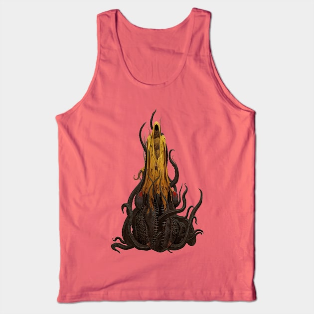 H.P. Lovecraft - Hastur - The King in Yellow Tank Top by Edgeofnowhere